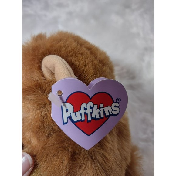 Puffkins Amber 5” Monkey Brown Plush Stuffed Animal by Swibco Style 6662 - Picture 4 of 5